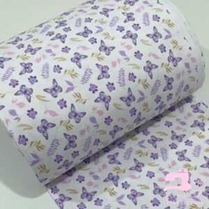 JERSEY GAMUZA 50/1 ESTAMPADO DISEÑO MARIPOSA