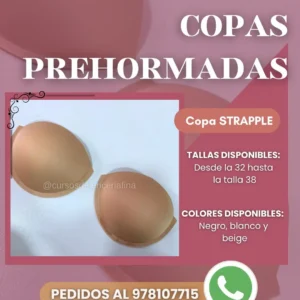 Copas Prehormadas Strapless