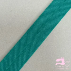 Sesgo Elástico Verde Jade