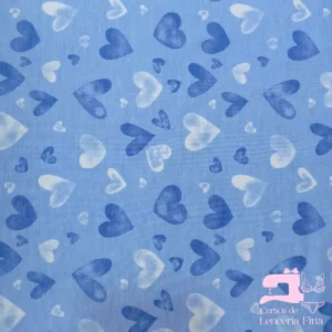 Algodon Licrado Estampado Diseño Heart