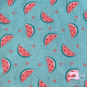 Algodon Licrado Estampado Diseño Sandia