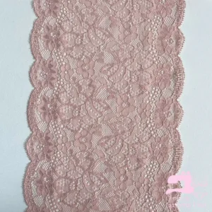 Encaje Color Entero Diseño Clavel Nude