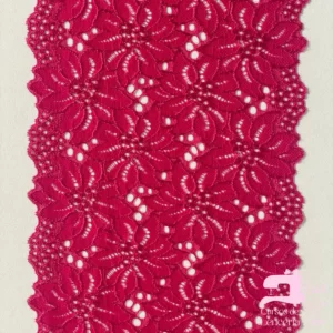 Encaje Color Entero Diseño Dalia Fucsia