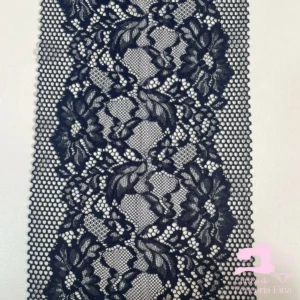 Encaje Color Entero Diseño Emira Azul Noche