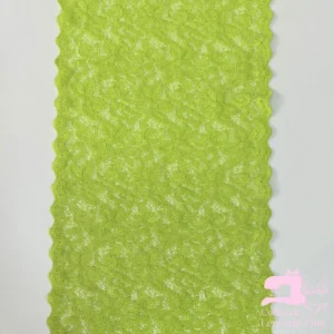 Encaje Color Entero Diseño Lier Verde Manzana