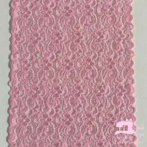 Encaje Color Entero Diseño Nemesia Rosado