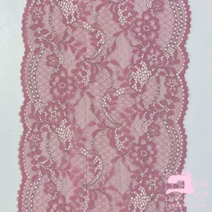 Encaje Elástico Matizado Diseño  Flor de Vania