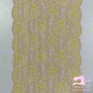 Encaje Elástico Matizado Diseño Floral Sol