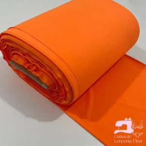 Licra para Traje de Baño Color Entero Naranja