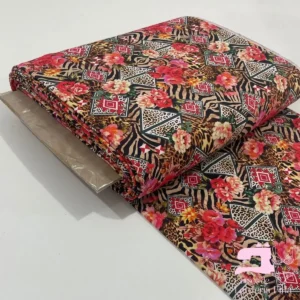 Licra para Traje de Baño Estampada Diseño Zebra beige