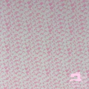 Microfibra Estampada Diseño Dcorazones Rosado