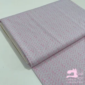 Microfibra Estampada Diseño Dcorazones Rosado