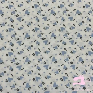 Microfibra Estampada Diseño Heart Love