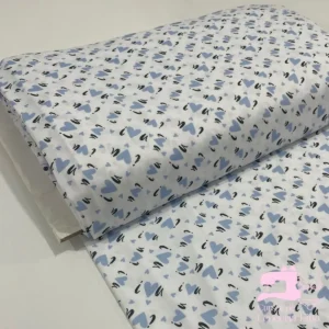 Microfibra Estampada Diseño Heart Love