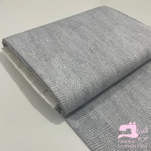 Microfibra Estampada  Diseño Mallas Plomo