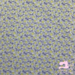 Microfibra Estampada Diseño Margarita Lila