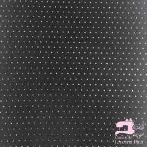 Microfibra Estampada Diseño Lunares Dorados