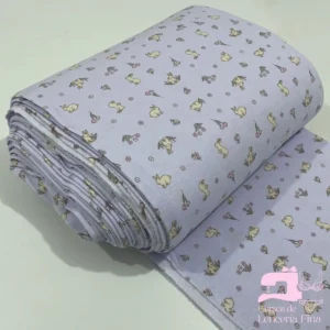 Algodón Jersey 30/1 Estampado Diseño Flor de Conejilla