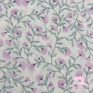 Algodón Jersey 30/1 Estampado Diseño Magnolia