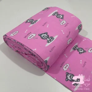 Algodón Jersey 30/1 Estampado Diseño Sleepy