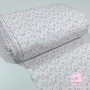 Algodón Jersey Gamuza 50/1 Estampado Diseño Arcorirs Princesa