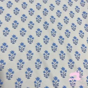 Algodón Jersey Gamuza 50/1 Estampado Diseño Estrelitzia