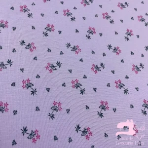 Algodón Jersey Gamuza 50/1 Estampado Diseño Florcilla