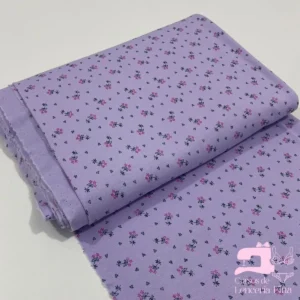 Algodón Jersey Gamuza 50/1 Estampado Diseño Florcilla