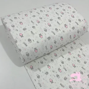 Algodón Jersey Gamuza 50/1 Estampado Diseño Mini Soñadores