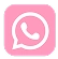 Icono de WhatsApp Rosa