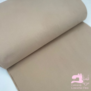 ALGODÓN LICRADO COLOR BEIGE OSCURO