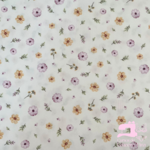 MICROFIBRA DISEÑO FLOWERS LILACEO