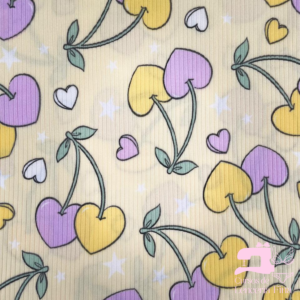 JERSEY ACANALADO DISEÑO SWEET LOVE